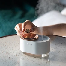  Electric Ultrasonic Air Humidifier Colored LED Light 2000mAh Purifier Heavy Fog Aroma Diffuser for Home Office Desktop Vaporizer 