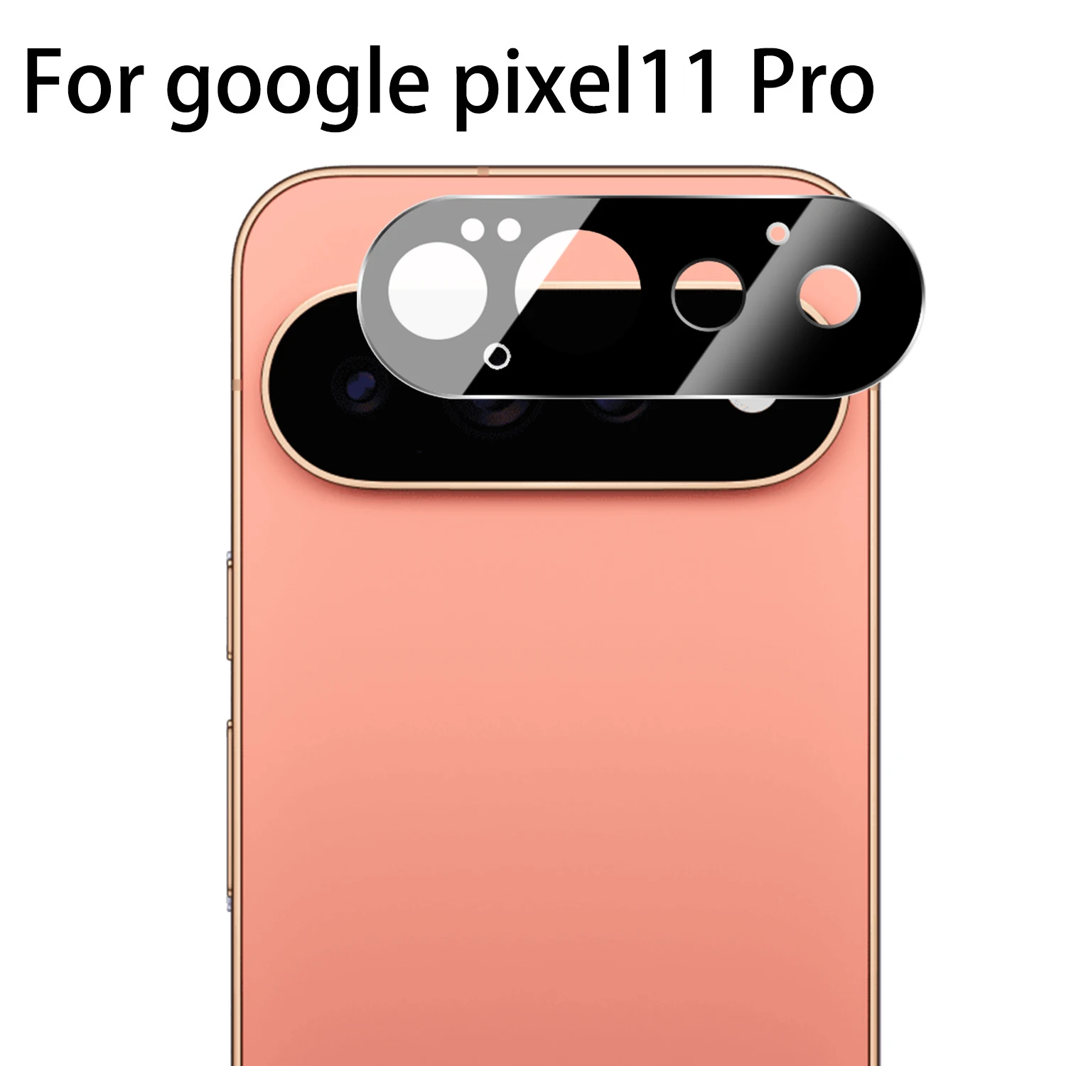 3D Curved Camera Lens Protectors - 9H Tempered Glass Cover Film, 1/3/5 Pack