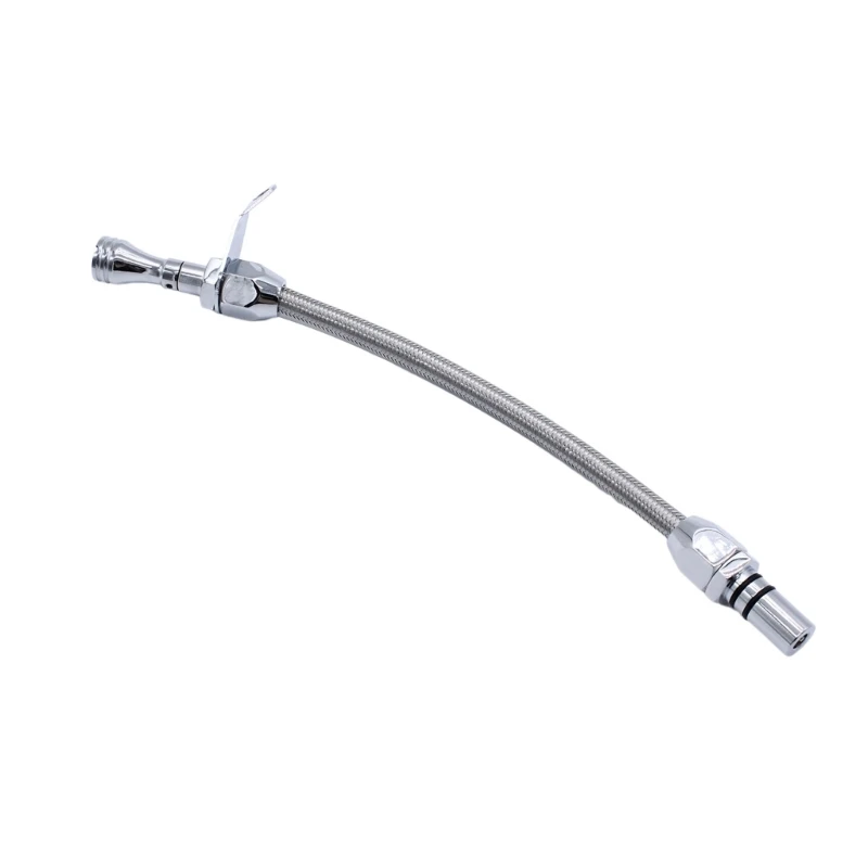

Transmission Dipstick Stainless Braided Firewall Flexible Dipstick for GM 700R4