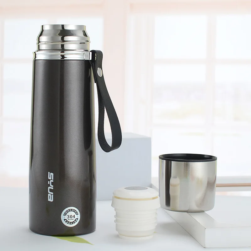 Gobelet Isotherme Thermos TC – 350 Ml – Acier Inoxydable Mat Argenté – Modèle 4097.205.035