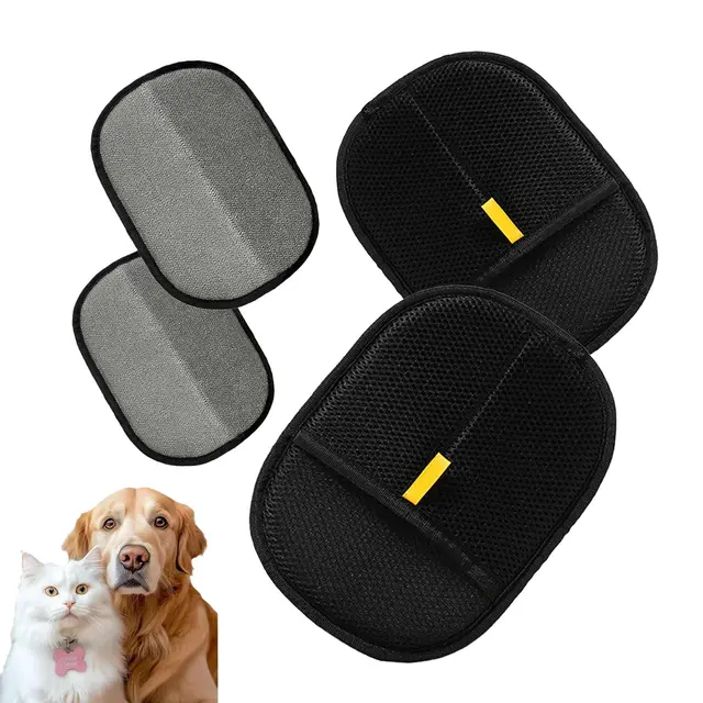 Pet Hair Remover Brushing Gloves – Remove Fur from Clothing, Furniture, Car Seats, Bedding & Upholstery Lint Hair Grooming Tool Pet Hair Remover Brushing Gloves – Remove Fur from Clothing, Furniture, Car Seats, Bedding & Upholstery Lint Hair Grooming Tool