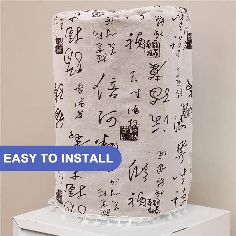 1pc Water Dispenser Barrel Dust Cover Cloth Portable Protective Cover Fabric Barrel Household Merchandises Protector