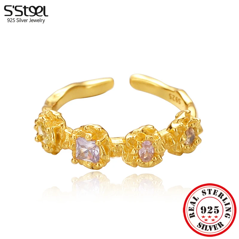 Masop Anello Freccia Regolabile Vintage In Argento 925 - Gioiello Boho Impilabile Per Donna E Uomo - Idea Regalo