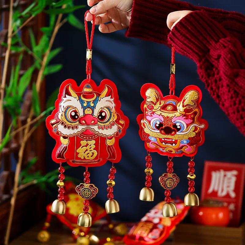 

Chinese New Year Hanging Decoration Chinese Dragon Year Fu Character Hanging Ornament Spring Festival Tet Wall Decor Kid Gift