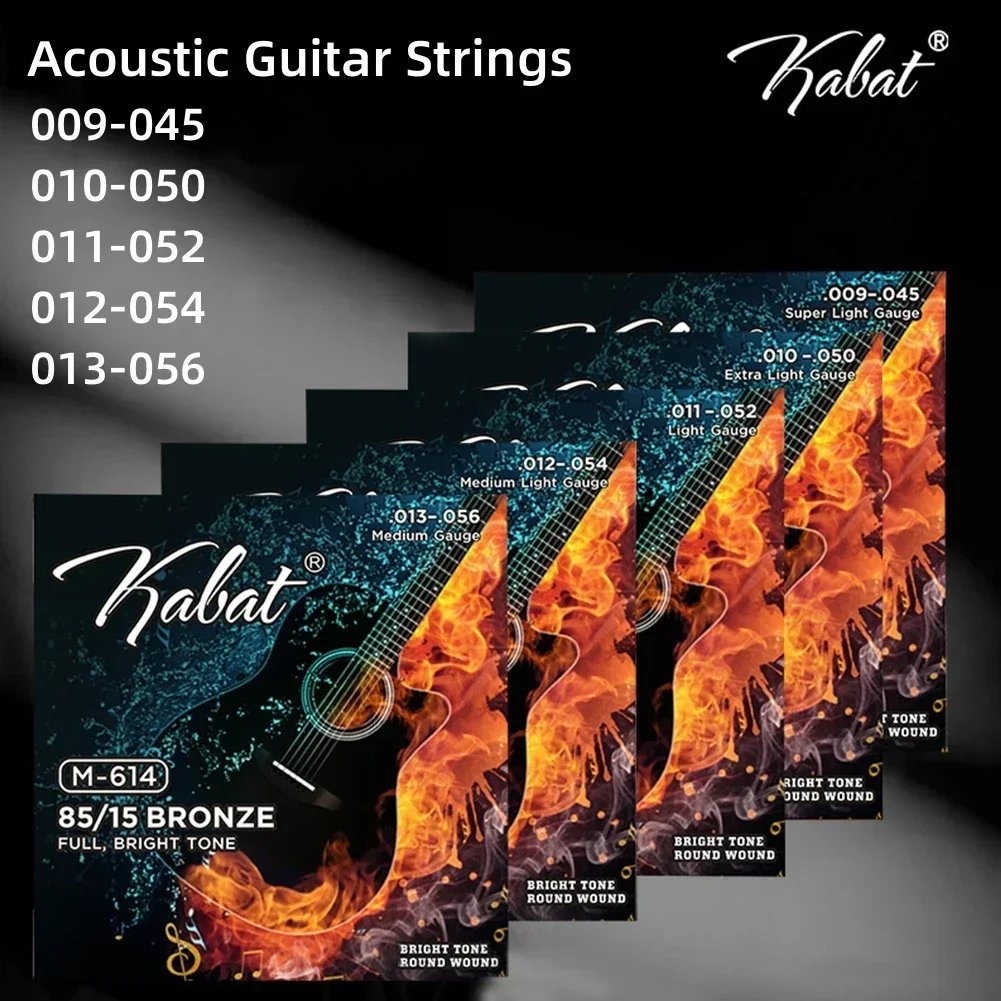 6 Teile/satz Akustische Gitarre Saiten Teile Volle Größe 09-45 10-50 11-52 12-54 13-56 Messing Gitarre Saiten Geschenk Für Anfänger Spieler
