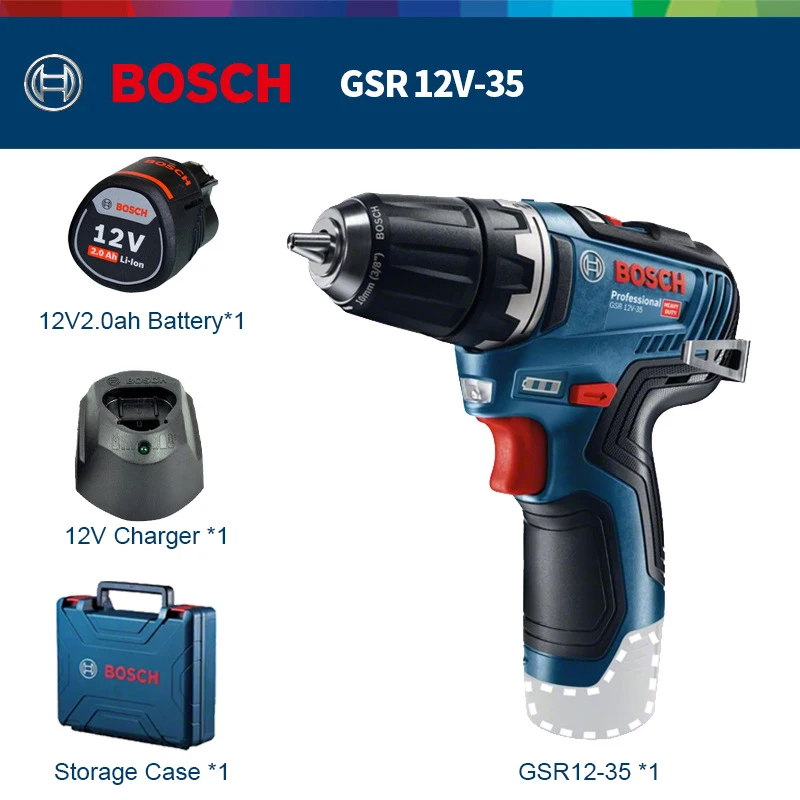 Bosch Gsr 12v 12v Drill Battery Bosch GSR12V-35/35HX Rechargeable
