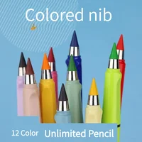 1-48Pcs 12 Colors Everlasting with Eraser Unlimited Writing Pencils Eternal Erasable Pencil Pens for kids School Art Supplies 4