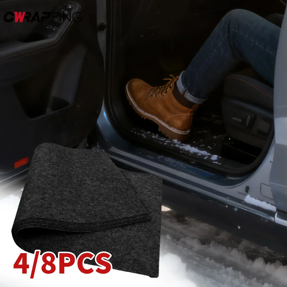 Tappetino per auto usa e getta universale Tappetino per tappeti automobilistici anteriori posteriori Tappetini resistenti allo sporco per accessori per furgoni SUV sedani - Image 3
