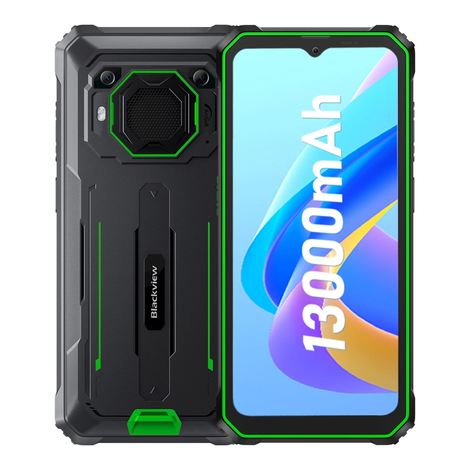 

Blackview BV6200 Pro Rugged Phone Android 13 Helio P35, 6.56'' 4GB/6GB+128GB Smartphone 13000mAh 18W Fast Charge NFC Cell Phone