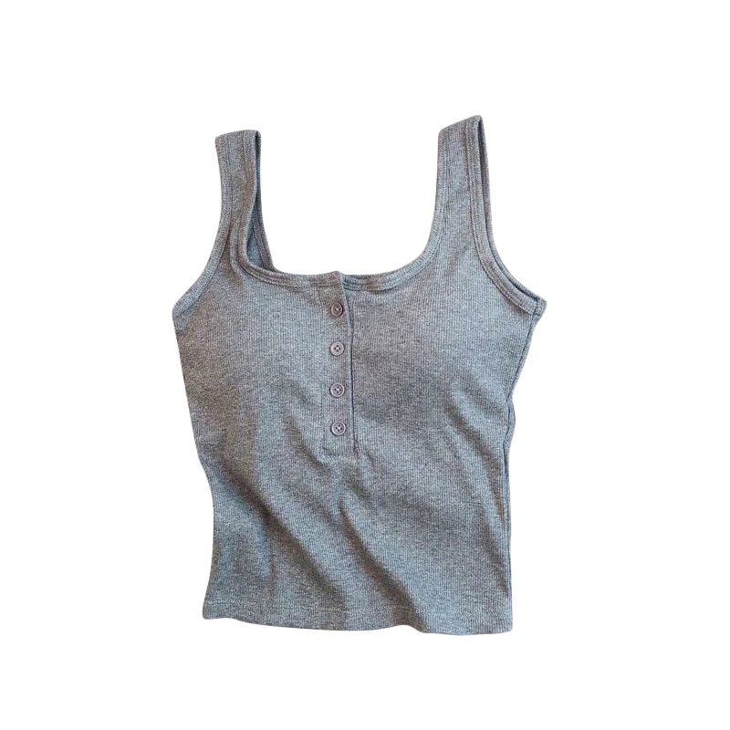 ตัวเลือกสินค้า เสื้อ Crop Top แฟชั่นเซ็กซี่ แขนกุด ผู้หญิง
