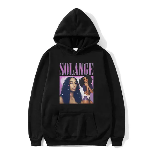 

Solange Graphic Hoodie Men Women Fashion Casual Oversized Sweatshirt Male Vintage Hoodies Unisex Soft Fleece Cotton Pullover
