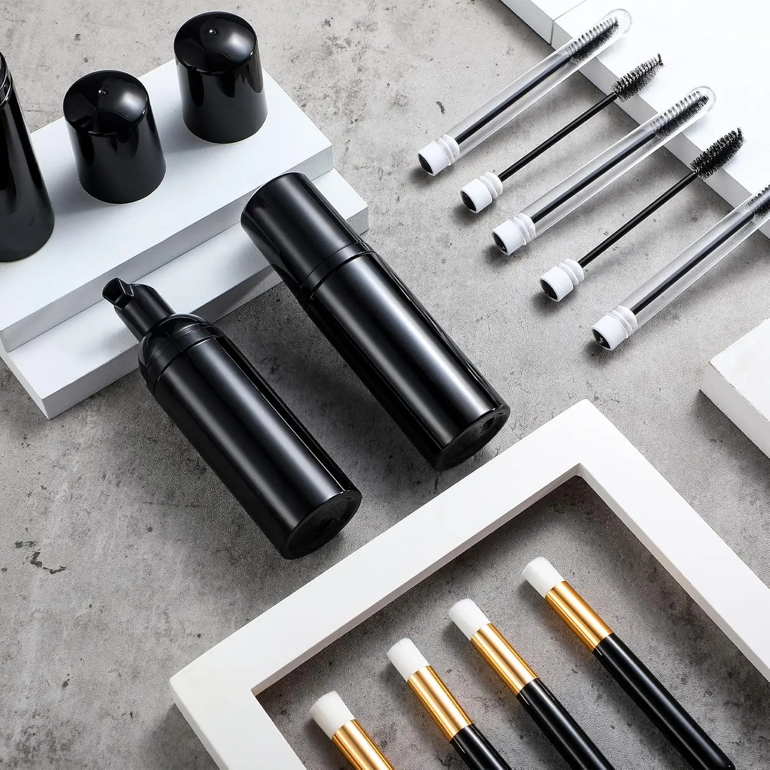 Nose & Lash Brush Set Travel-Friendly Makeup Tools for Women