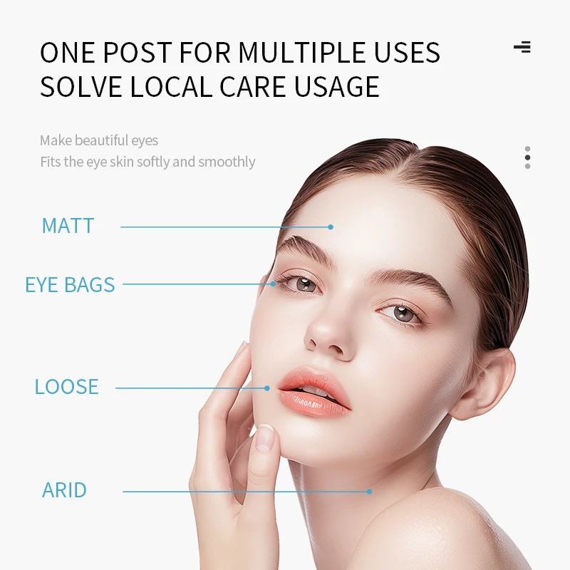 5/10 Pairs SADOER Hyaluronic Acid Eye Mask Anti Dark Circles Removal Eyes Bags Anti Wrinkles Firming Eye Patches Eyes Skin Care