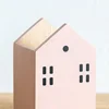 Cartoon House Wooden Pen Holder Pencil container Makeup Brush Stationery storage box Student/ Office Desktop Storage Organiser 5
