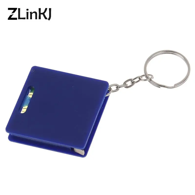 

1M Mini Mild Steel Tape Measure With Keychain Plastic Outdoor Portable Retractable Ruler Centimeter Tape Measure Tools