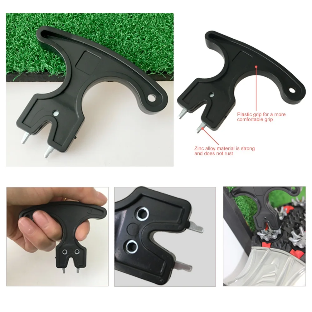 

1/3Pcs 6x8cm Plastic Universal Two Pin Head Golf Spikes Cleats Removal Wrench Tool Fit Standard Golfer Shoes Spikes Cleats Studs