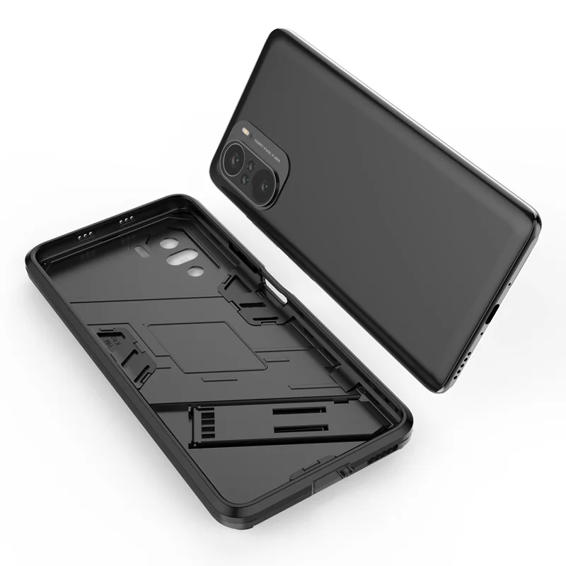 Shockproof Armor Phone Case with Magnetic Holder Stand
