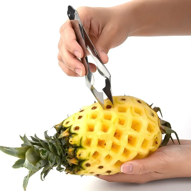 Pineapple Slicer Peeler 1Pc Pineapple Eye Peeler Stainless Steel Cutter Home Kitchen Gadgets