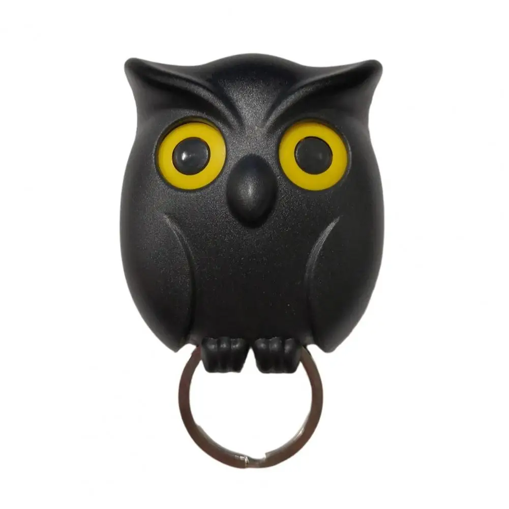 

Owl Eyes Key Hanger Magnetic Owl Key Holder Easy Installation Wall-mounted Organizer for Home Hallway Night Owl Key Hanger Hook