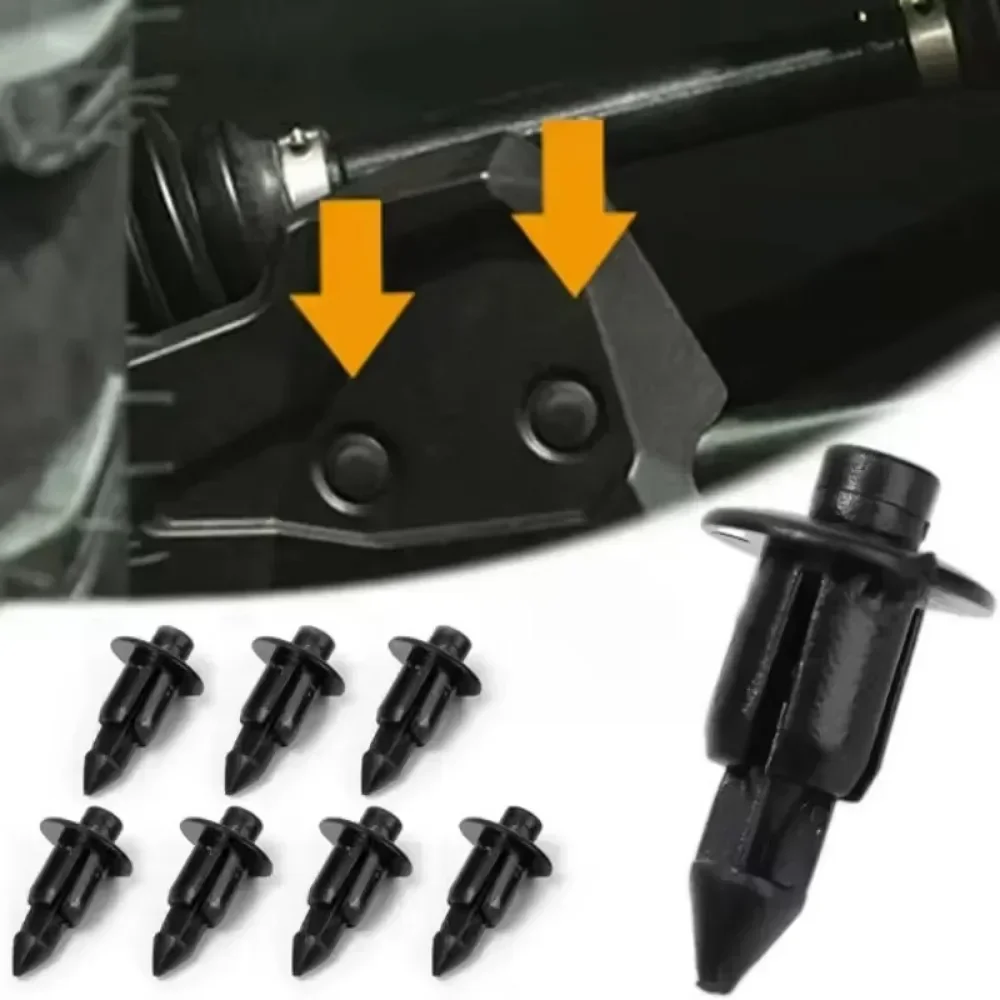 Motorcycle Fairing Rivet Fastener Clips Universal Black Plastic