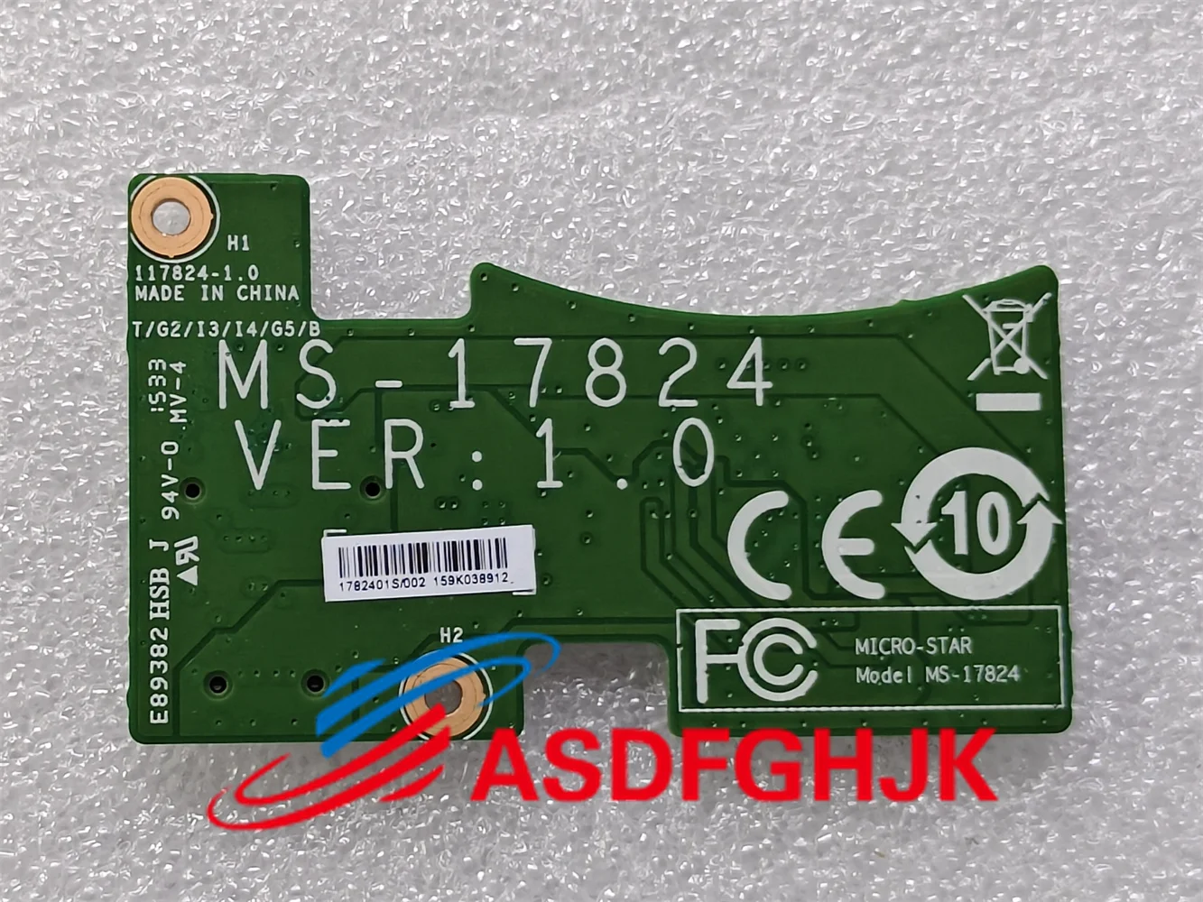 Originale Per Msi Gt72 Gt72S Ms-17824 Ver:1.0 Audio Sub Board Ms-17841 100% Test Ok