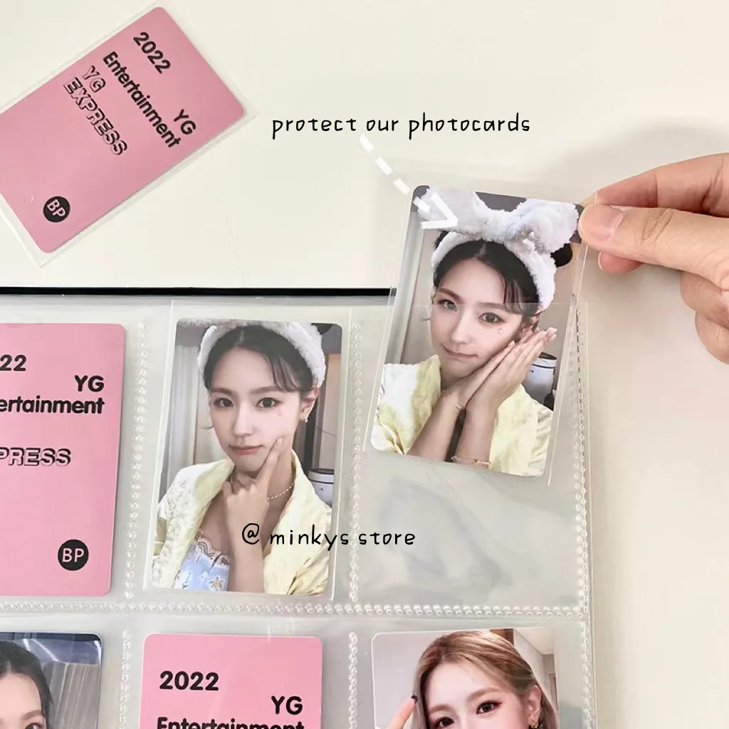 MINKYS New Arrival 3 inch 9 Space Mushroom Kpop Photocards Collect Book Star Chaser Album Small Card Storage Album Stationery 3