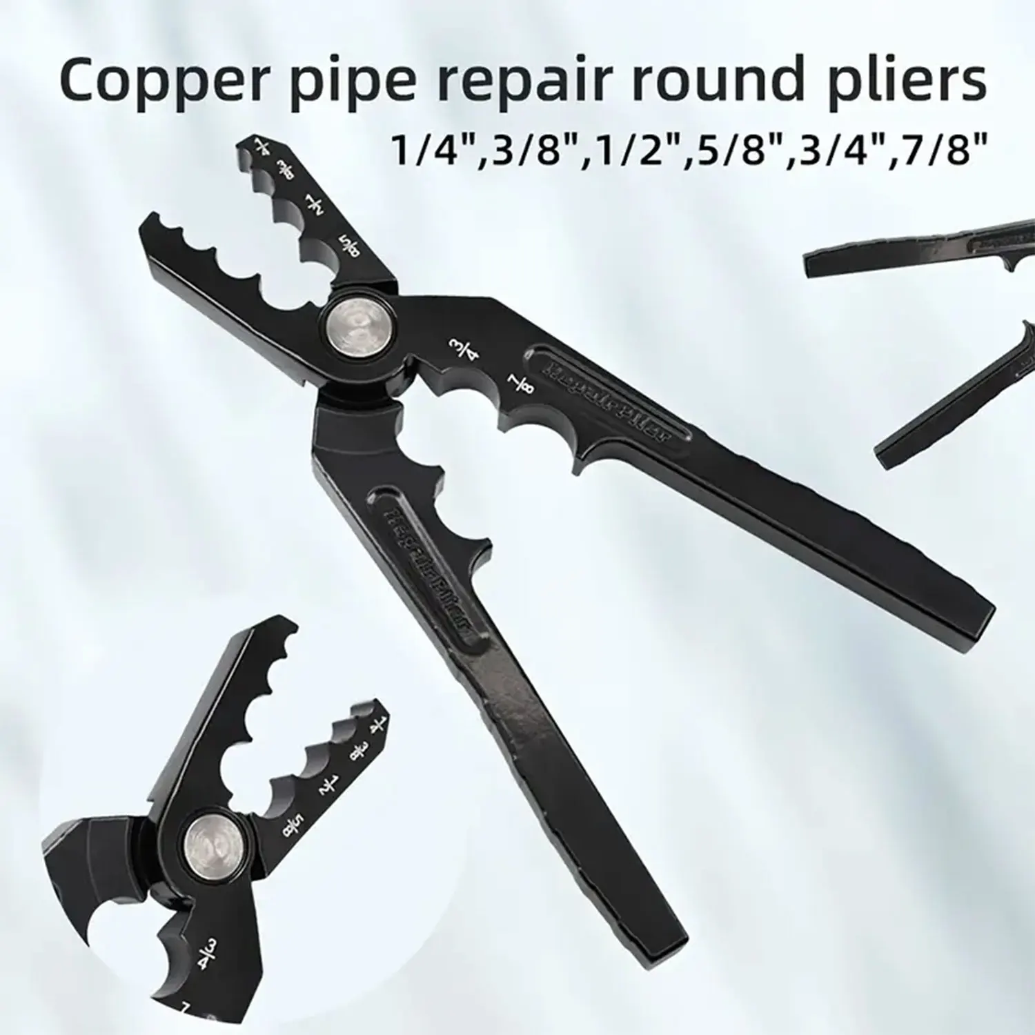 Bestseller Flachrohr-Reparatur CT-301 Manuelle Kupferrohr-Zange Kältetechnik-Werkzeug für 1/4\" 3/8\" 1/2\" 5/8\" 3/4\" 7/8\" Hochwertig