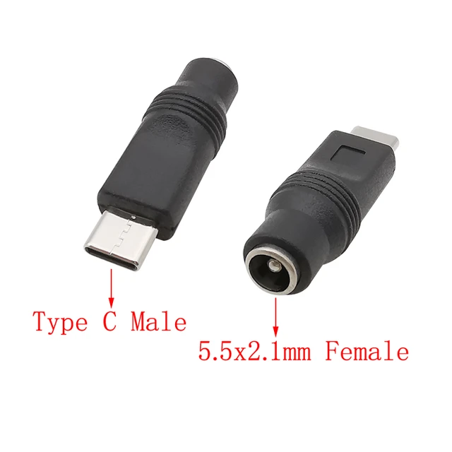  JSER 5V USB Female to DC Power Jack 5.5x2.1mm Charge Adpter  Cable Compatible for Cell Phone & Tablet & Light : Electronics