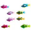 Electronic Fish Baby Summer Bath Toy Pet Cat Toys Swimming Robot Fish With LED Light Water Swim Pool Bathtub Toys Christmas Gift 6