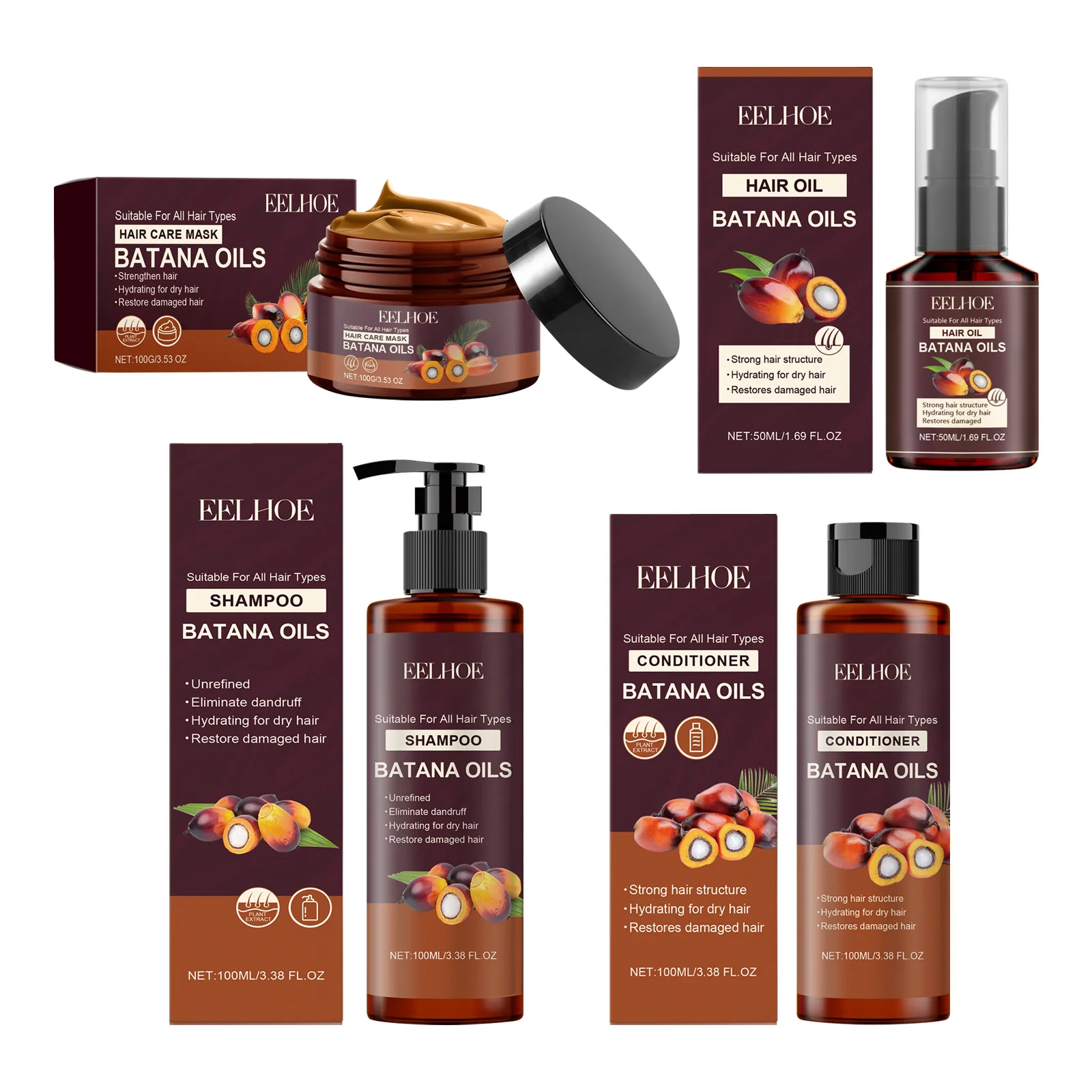 Batana Rinforzante Shampoo Per Capelli Balsamo Anti Crespo Idratante Del Cuoio Capelluto Ammorbidire I Capelli Leviganti Riparazione Set Per La Cura Dei Capelli Danneggiati