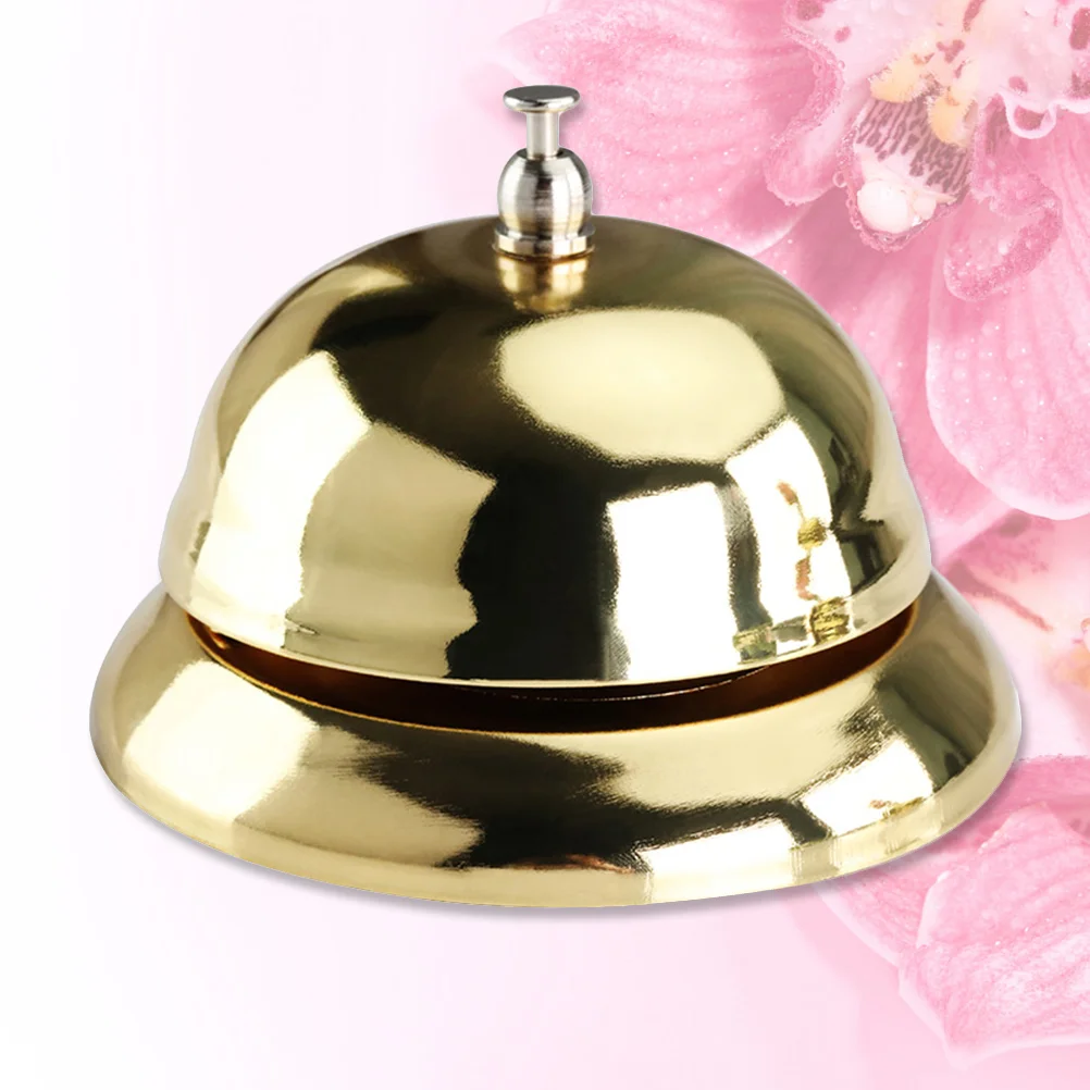 

Restaurant Service Bells Alloy Ring Bell Vintage Table Dinner Bells Hotel Bells Customer Serving Bells 8.5x8.5x5.5cm