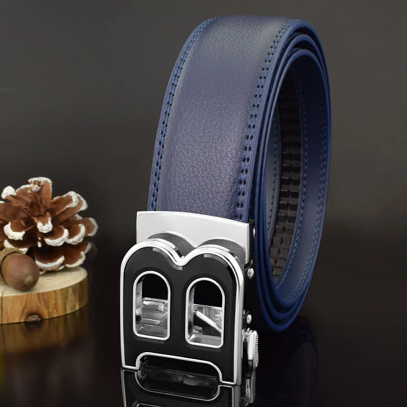 Blue silver buckle