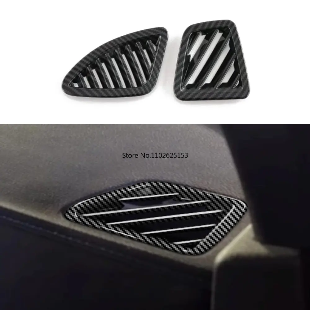 

For Kia Sportage NQ5 2022 2023 Car Dashboard Air Condition Vent Outlet Cover Molding Trim Interior Accessories Carbon Fiber