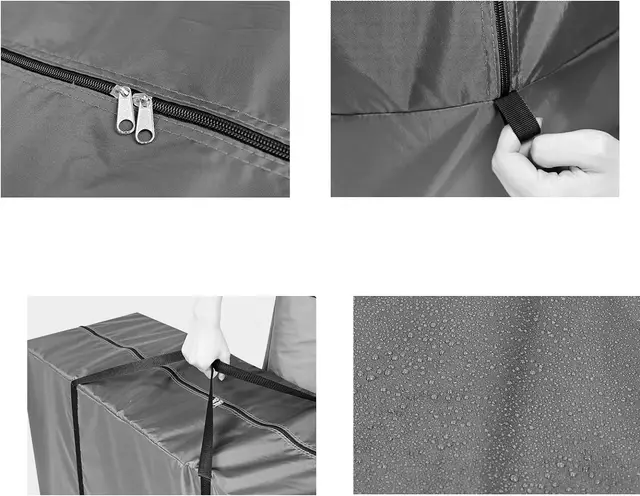 Horse Hay Bales Storage Bag Waterproof Collapsible Bag Hay Bale Tote Bag with Zipper for Horse Goats Hay Storage 6