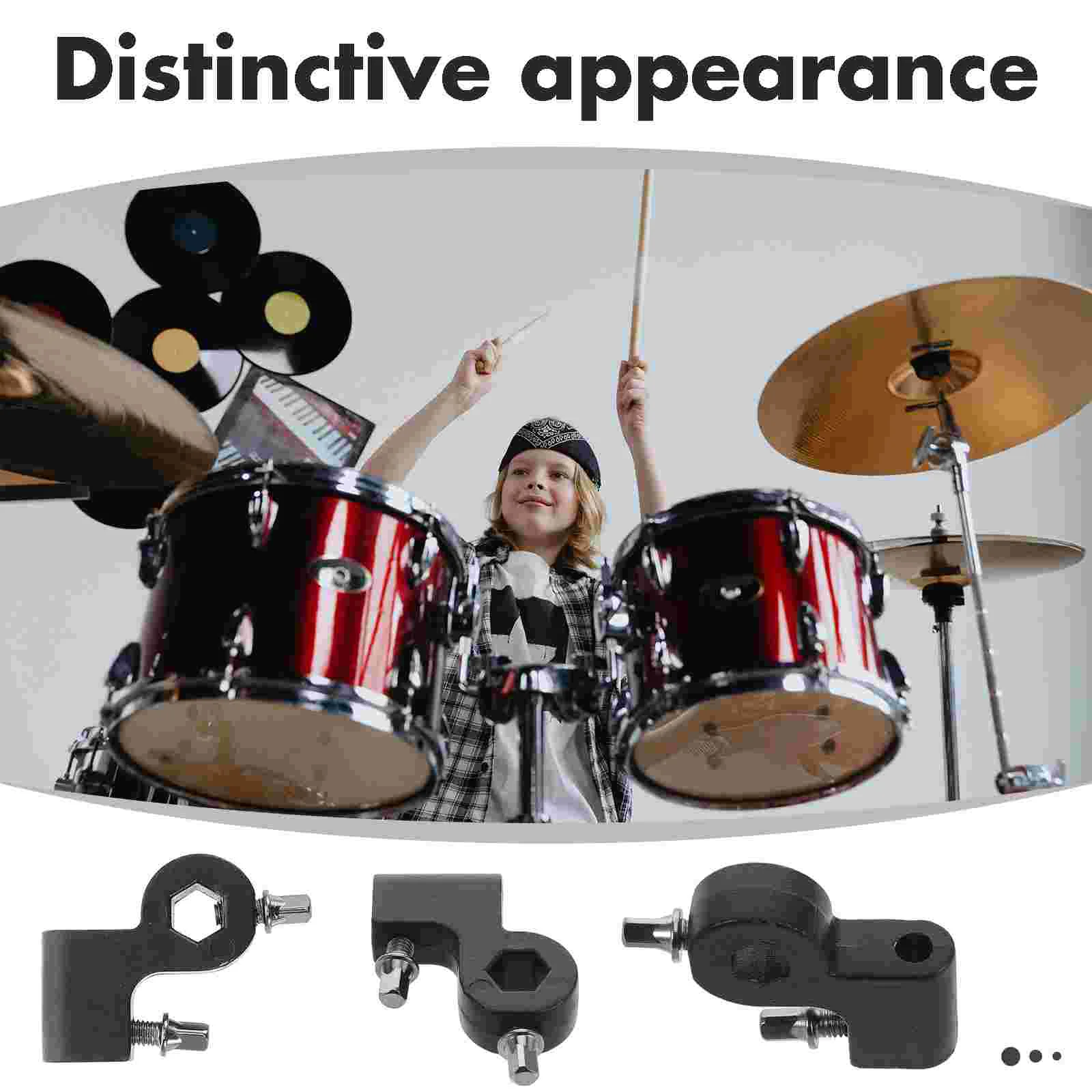 Drum Set Drumstick Holder Sticks Mallets Cymbal Stand Accessories Rack Metal Clip Parts Durm