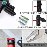 Multitool Claw Hammer Stainless Steel Knife Plier Tool Nylon Sheath Outdoor Survival Camping Hiking Portable Pocket Claw Hammer 2