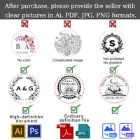 Book Wedding Embosser Stamps Customized Designs Personalized Embossing Stamp Custom Handheld Envelope Invitation Card Seals DIY 4