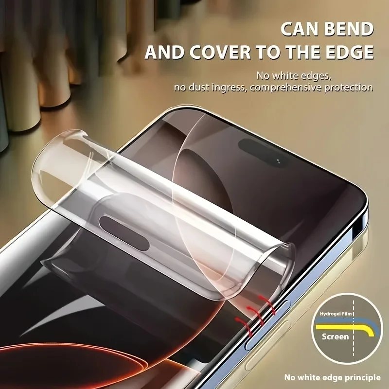 High-Quality Soft Hydrogel Protective Screen Protector Film (1-5 Pack)