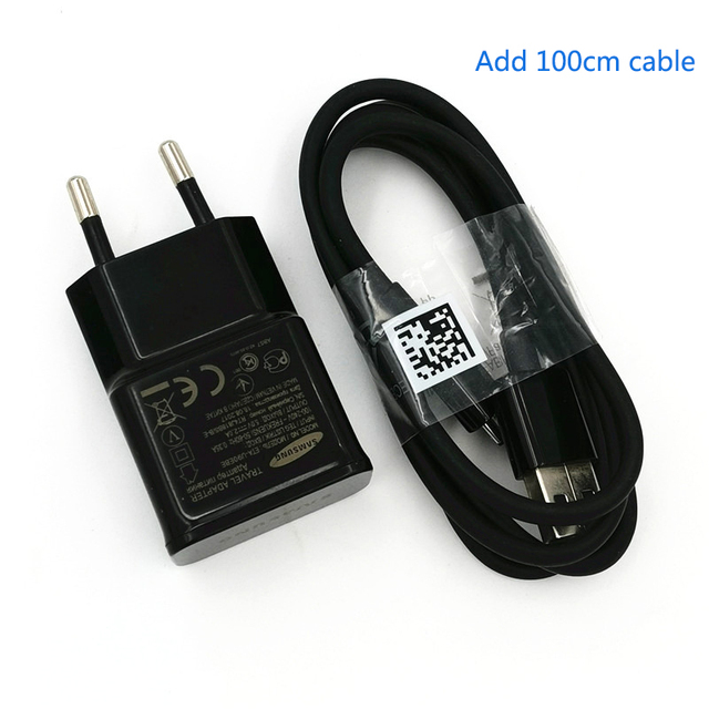 SAMSUNG S6 S7 Edge A10 M10 Charger 5V/2A EU Wall Adapter 1/1.5M Micro USB Data Cable For SAMSUNG Galaxy Note 4 5 C7 C9