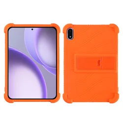 Thick Soft Silicone Anti - Slip Shockproof Tablet Case - Flexible Shell (Orange)