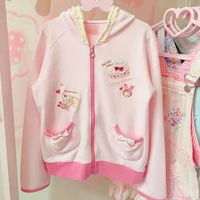 Lolita Print Tops Bow Cake Blouse Y2K JK Lolita Japan Kawaii Girl Cute Sweet Lace T-shirt A-line Spliced Cake Skirt New Chic - Image 6