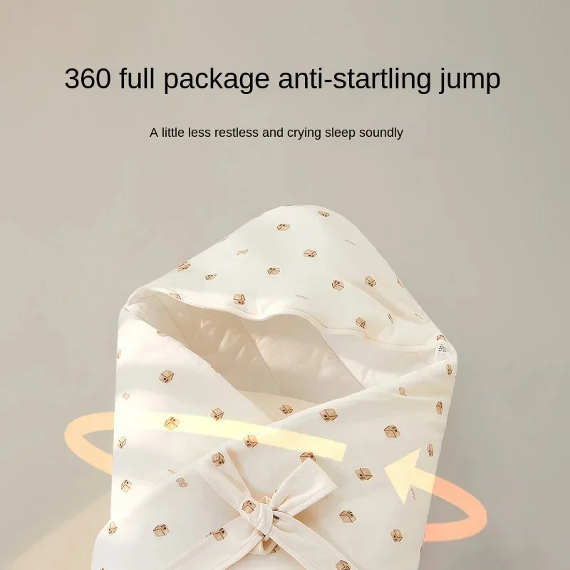 Luxury Newborn Comforter Thickened Baby Blanket in Autumn and Winter Scarf or Cotton Quilt for Delivery Room Swaddle Newborn
