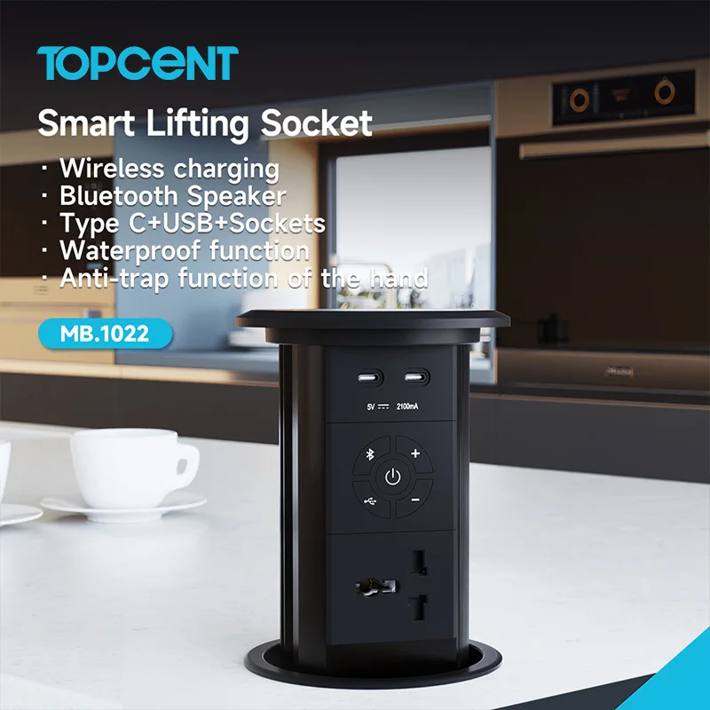 

TOPCENT водонепроницаемый Top smart wifi Электрическая башня для кухонного стола