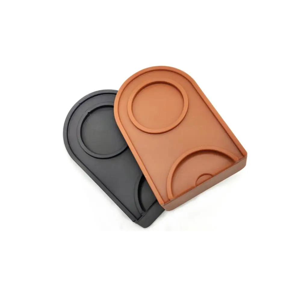 Espresso Coffee Tamping Holder 8 "x 6" (20cmx15cm) Anti skid Silicone