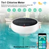 Tuya ZigBee Intelligent Chlorin Meter 7in1 PH ORP Total Dissolved Solids Salinity Temp CL Test Meter Swimming Pool Water Tester 2