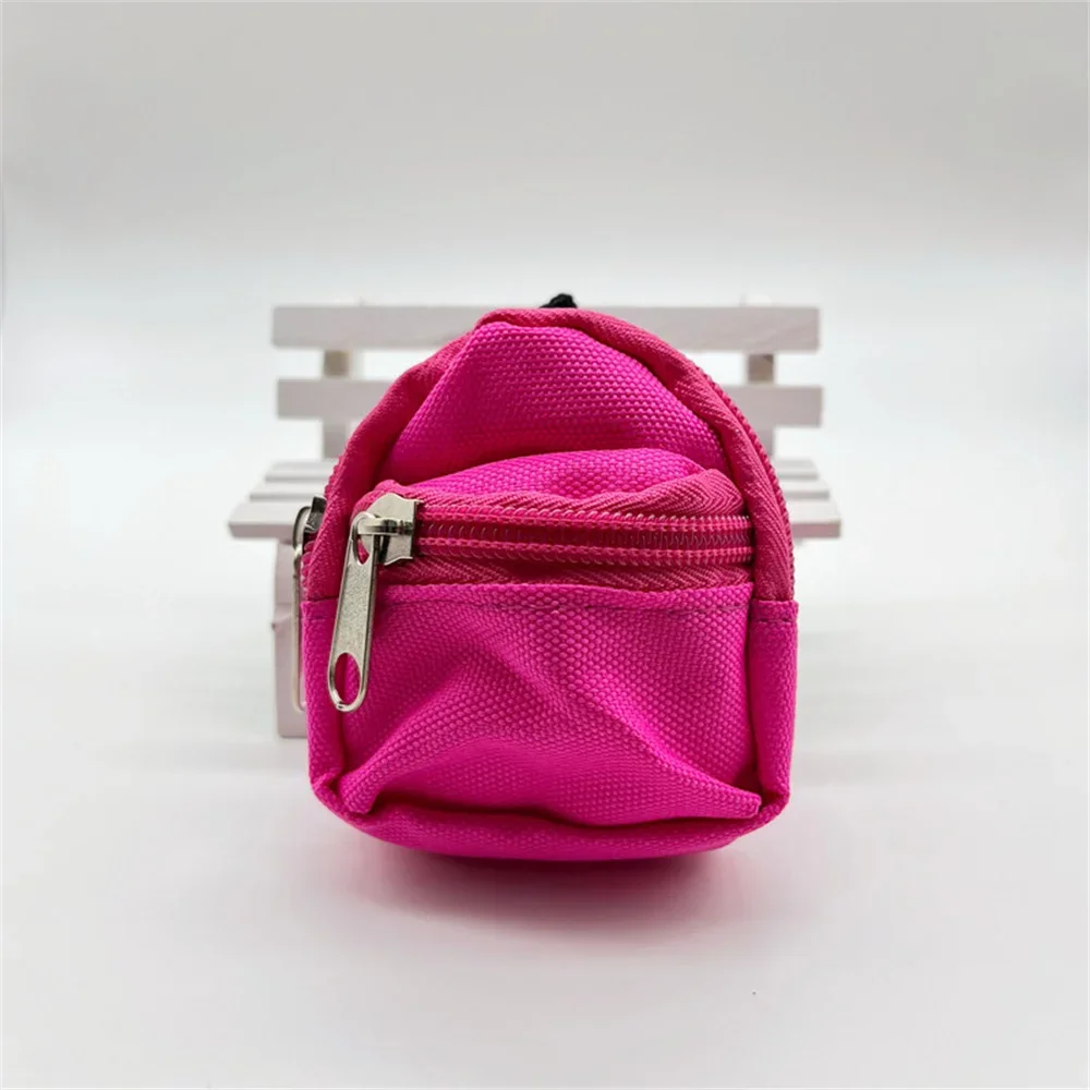 Mini Portachiavi Borsa Portamonete Donna: Piccolo Zaino Portamonete, Grazioso Portachiavi Per Zaini, Rosa, Nero, Grigio, Beige