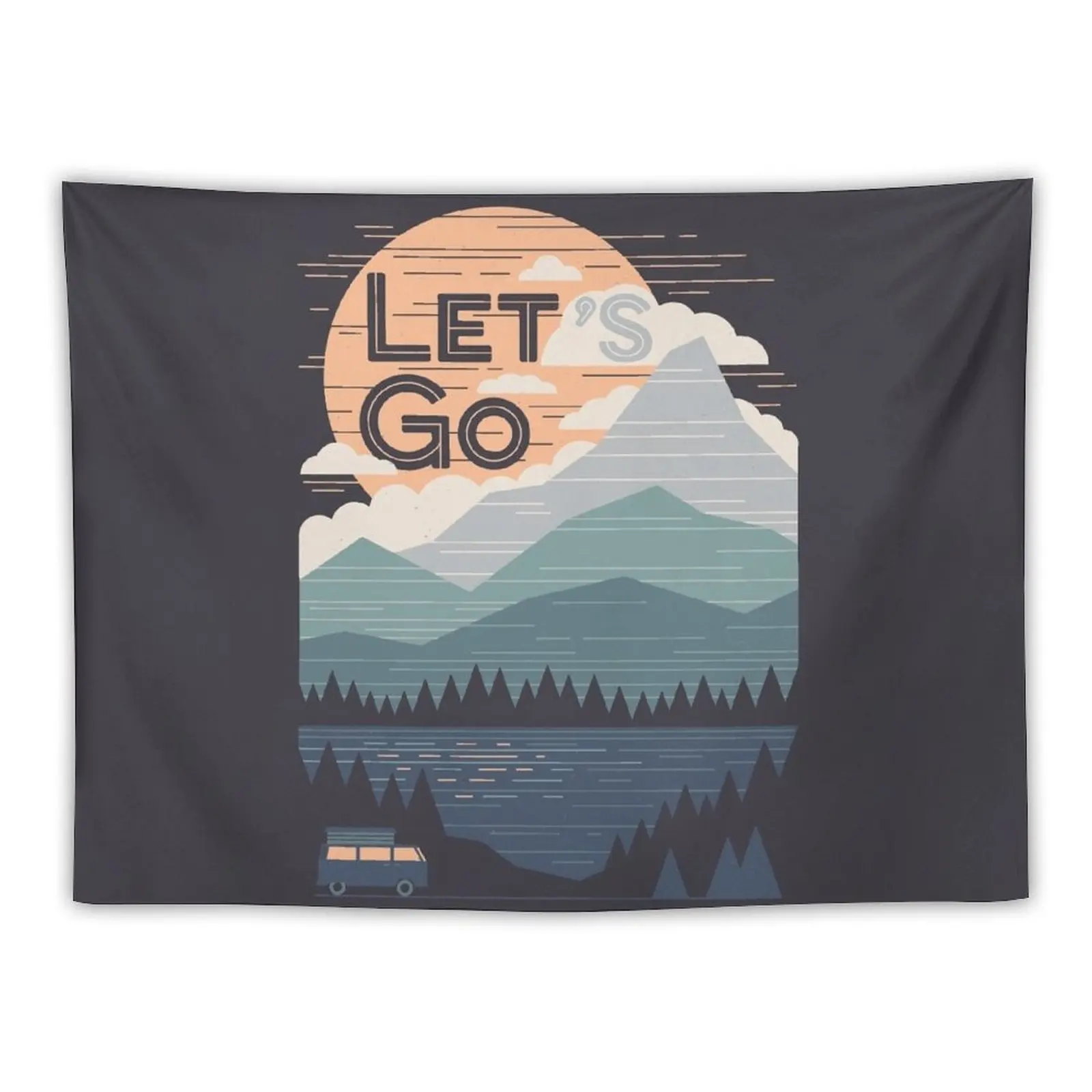 

Let's Go Tapestry Home Supplies Decoration Bedroom Decoration Wall Tapestry