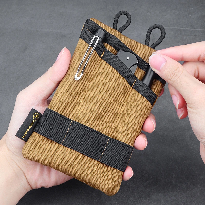 2PCS Coin Pouch for Men, Small Rectangular Coin Purse for men, Tactical  Wallet Key Pouch Holder, EDC Pocket Pouch for everyday use.