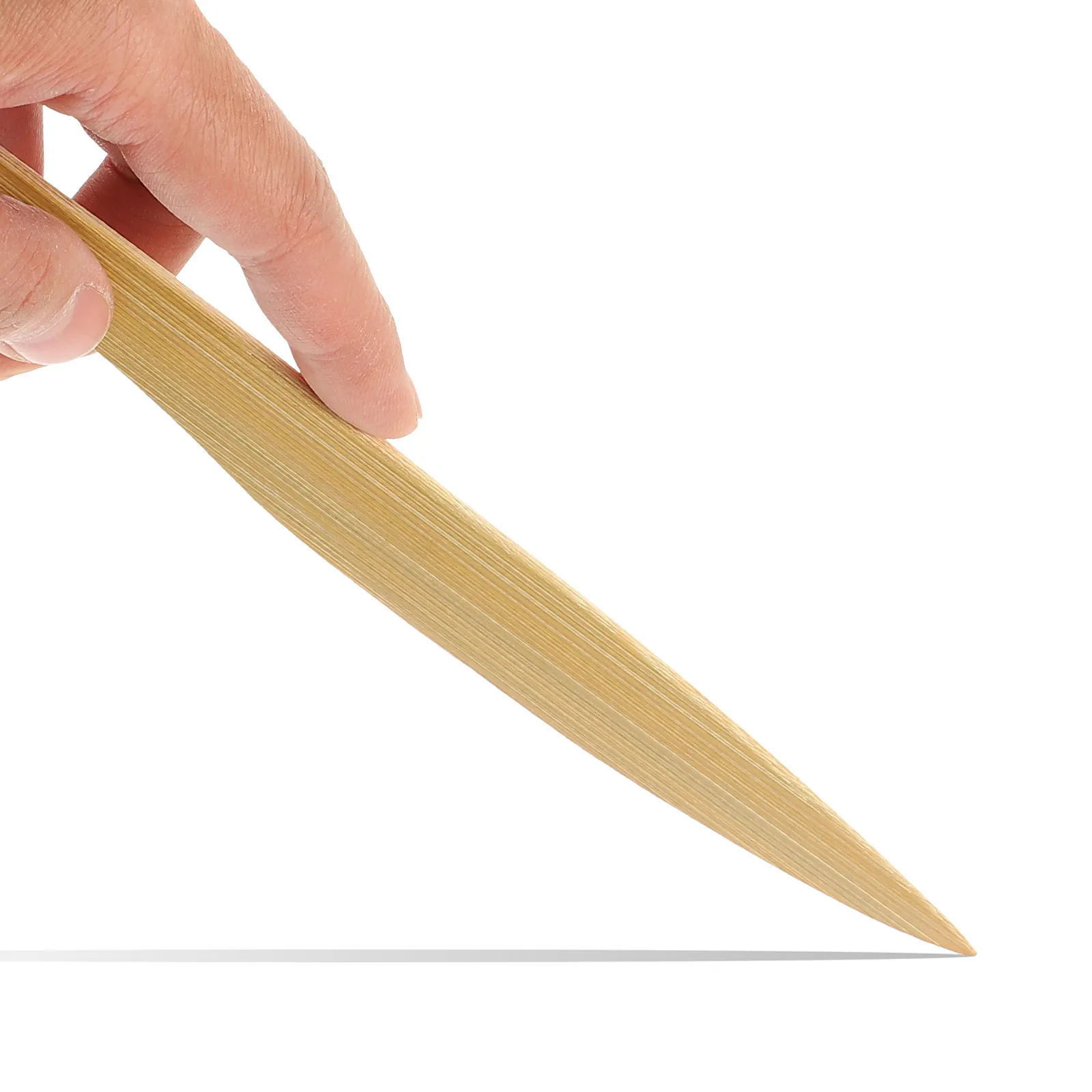 2Pcs 천연 경재 편지 오프너 소형 전문 봉투 커터 다기능 메일 오프너 사무실 학교 아트 페이퍼