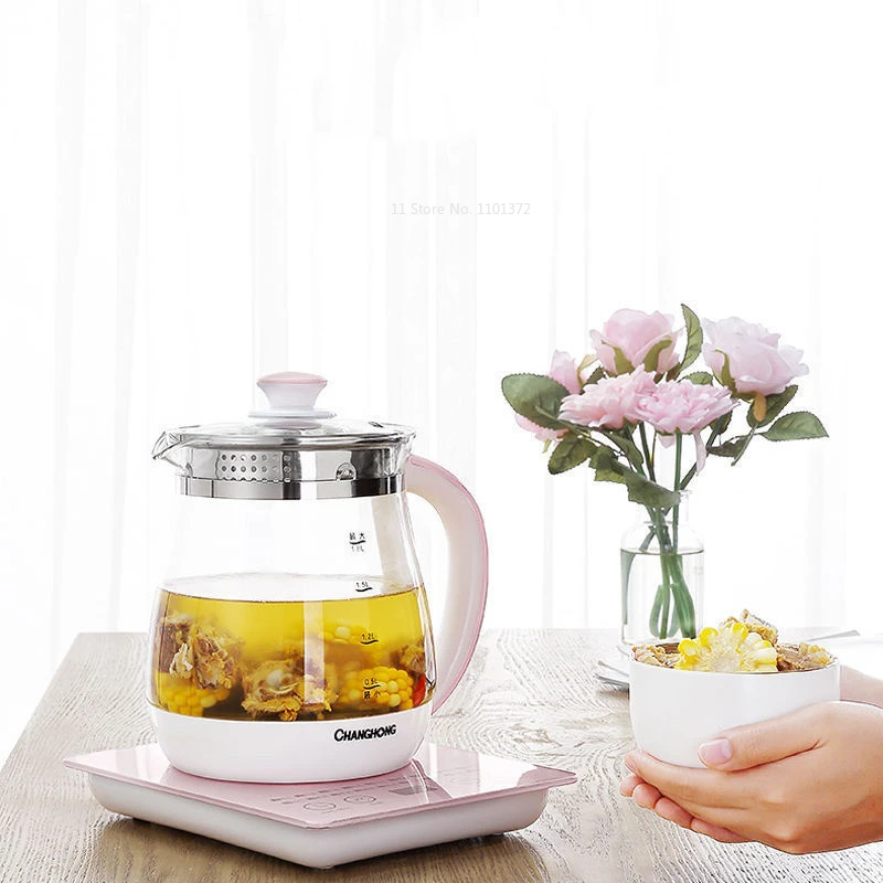 1.2l Smart Tea Maker Home Office Kettle Fully Automatic Multi-functional  Glass Appointment Health Kettle Keep Warm Kettle 220v - Electric Kettles -  AliExpress